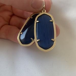 Kendra Scott Navy Elle Earrings